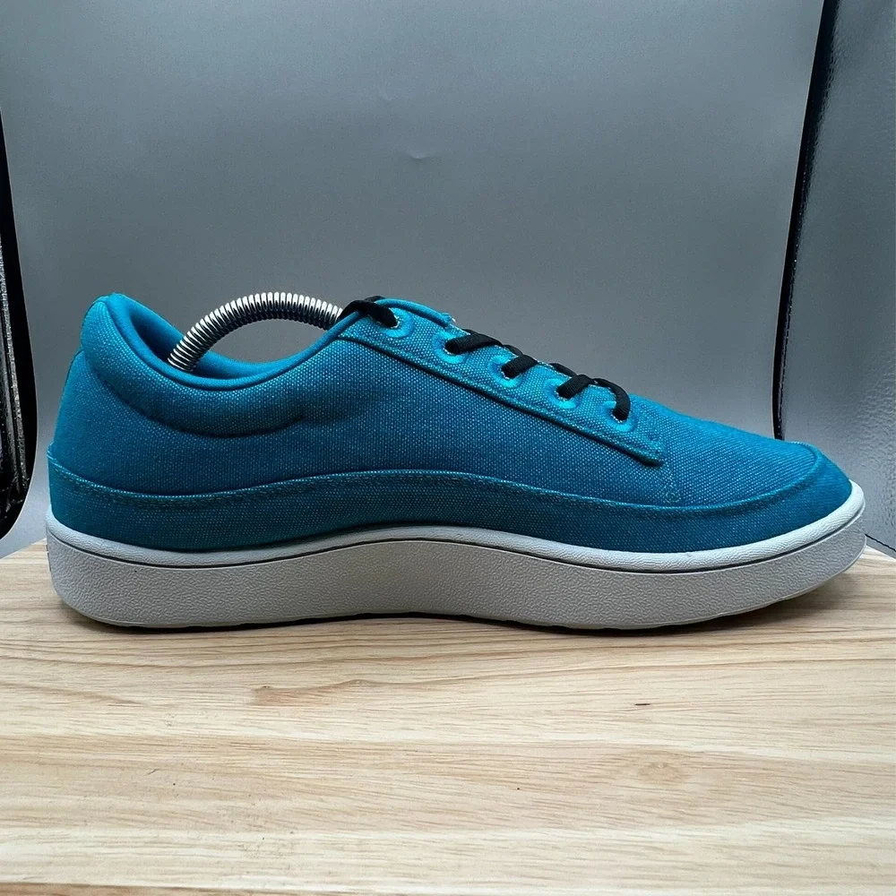 Allbirds Thrive Men's  10 Teal Canvas Pacers  Casual‎ Shoes Sneakers EUC